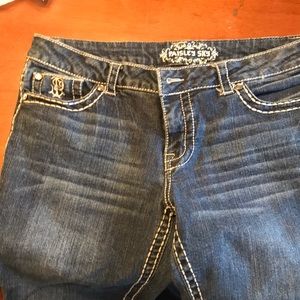 Paisley sky skinny jean size 12